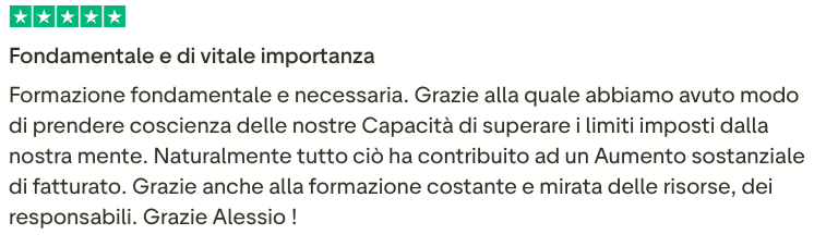 Recensione Trustpilot di Rosario Buscemi